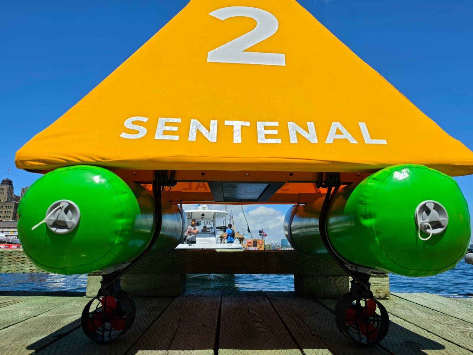 Sentenal protected thruster and safety features